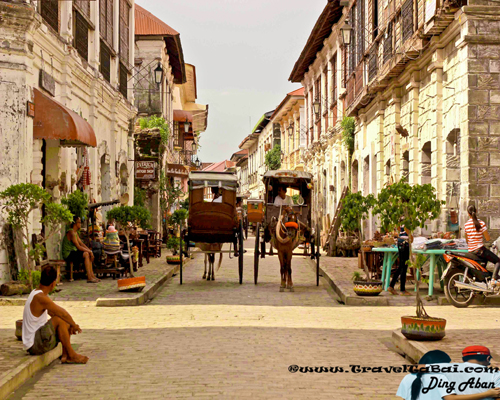 Vigan Heritage Village, tourist destinations of the Philippines, heritage Village of Vigan City, famous tourist destination in Ilocos Region, Historic Town of Vigan, UNESCO World Heritage, Hispanic towns, cobblestone streets, heritage village, history of the Ilocos Region